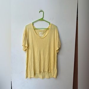 Peace Love World Yellow Modal Top